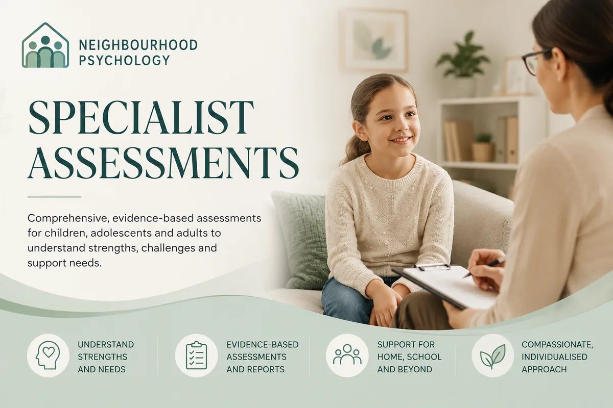 Specialist Assessments — Neighbourhood Psychology